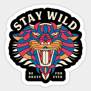 Stay Wild Sticker